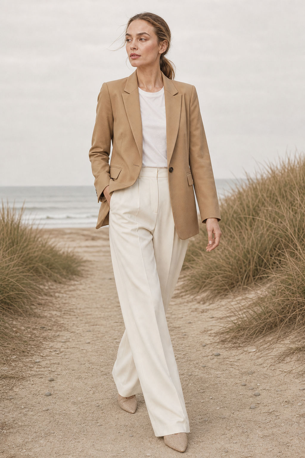Dune 17 light jacket turned drape view