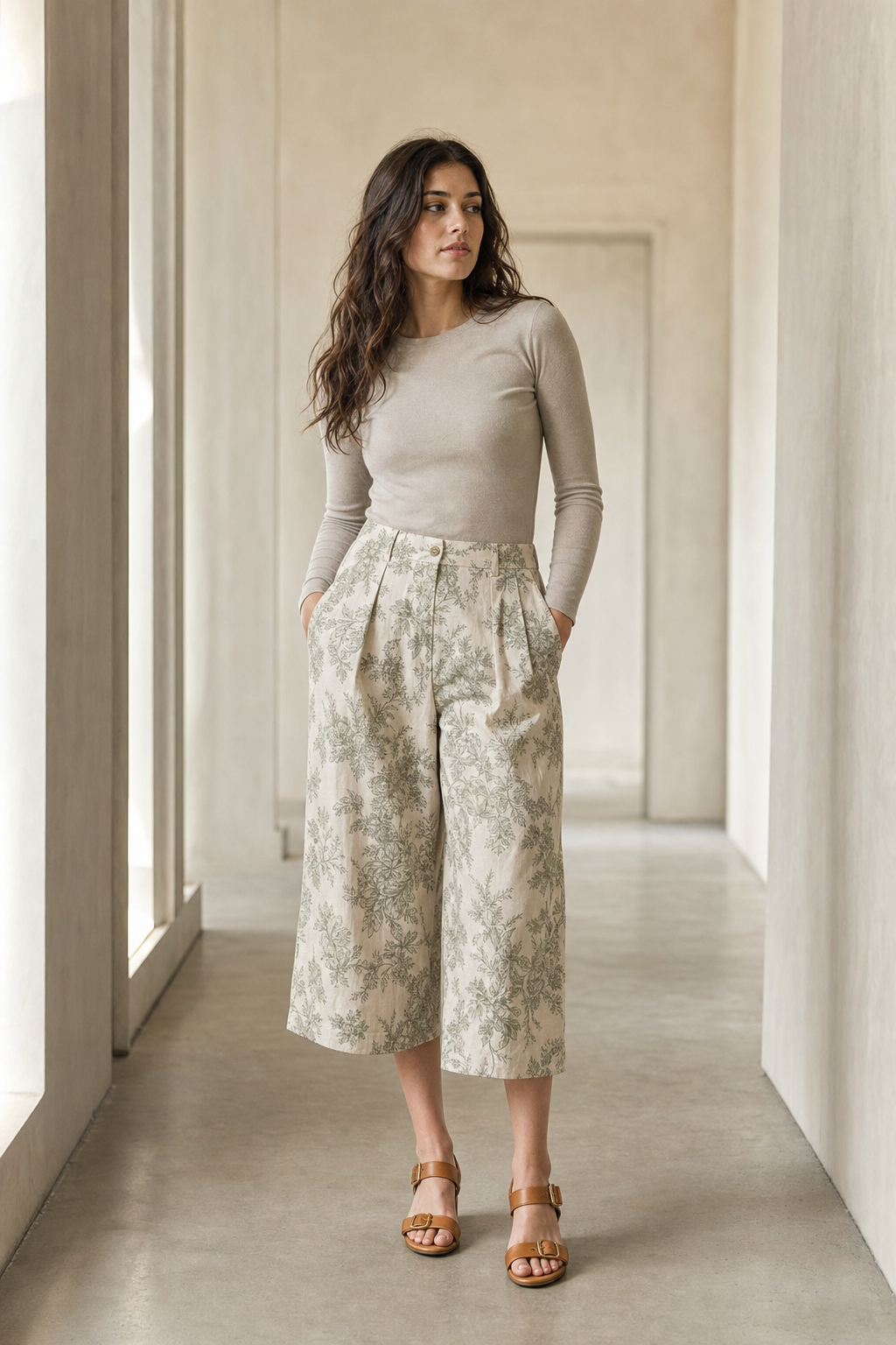 Fern 54 crop trouser chapter cover frame