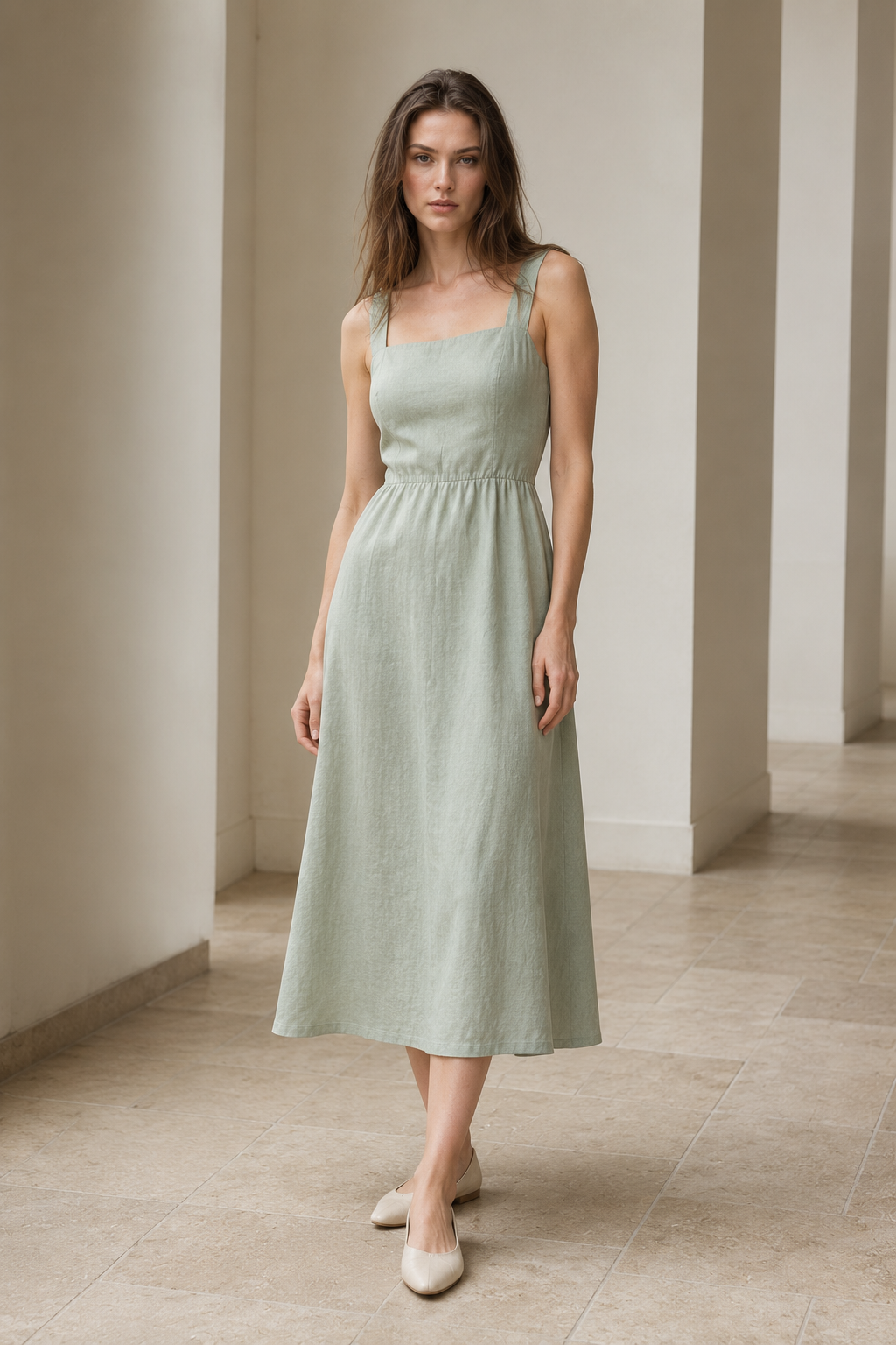 Fern 66 midi dress chapter cover frame