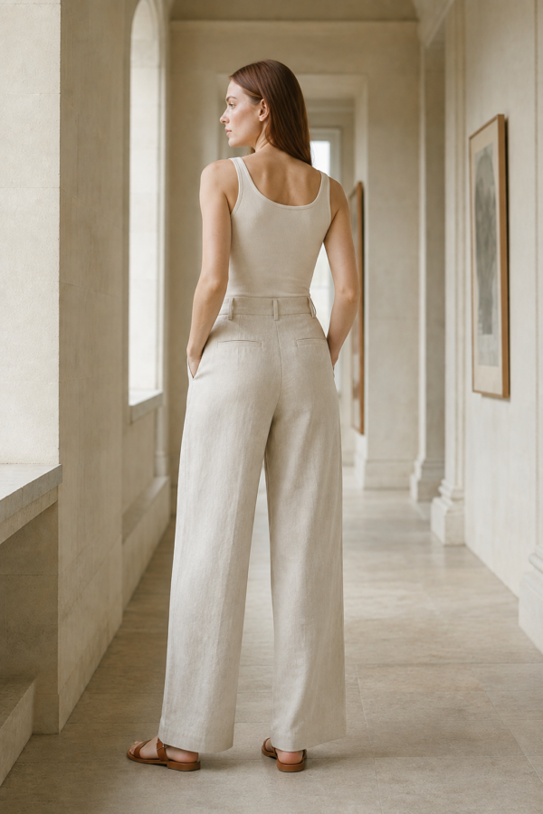 Wadebridge Tailored Trouser back or construction
