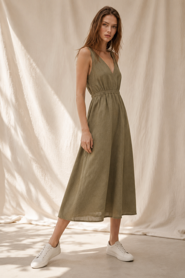 Fern 06 midi dress alternate angle