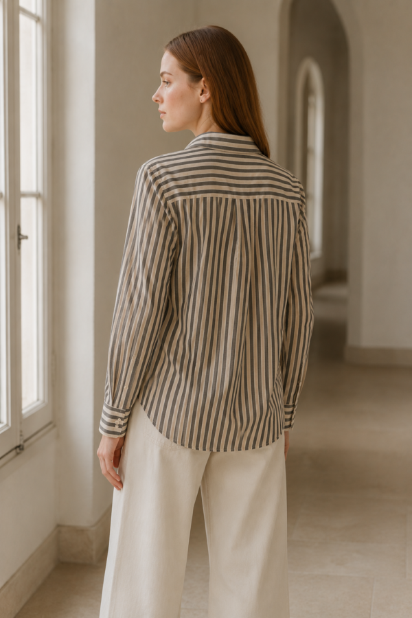Stone 08 cotton shirt back or construction