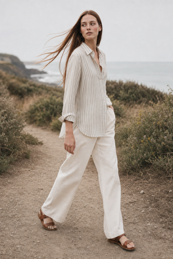 Meadow 13 cotton shirt alternate angle