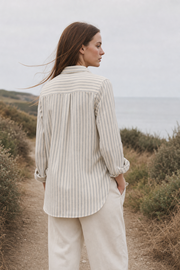 Meadow 13 cotton shirt back or construction