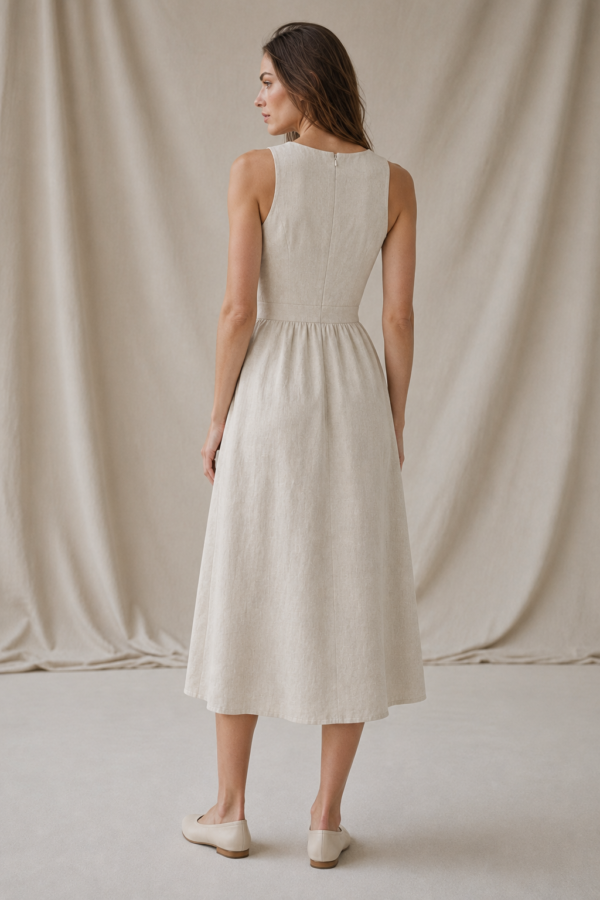 Chapter 31 midi dress back or construction