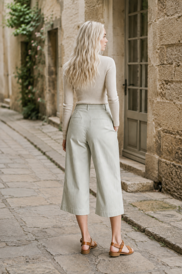 Chapter 39 crop trouser back or construction