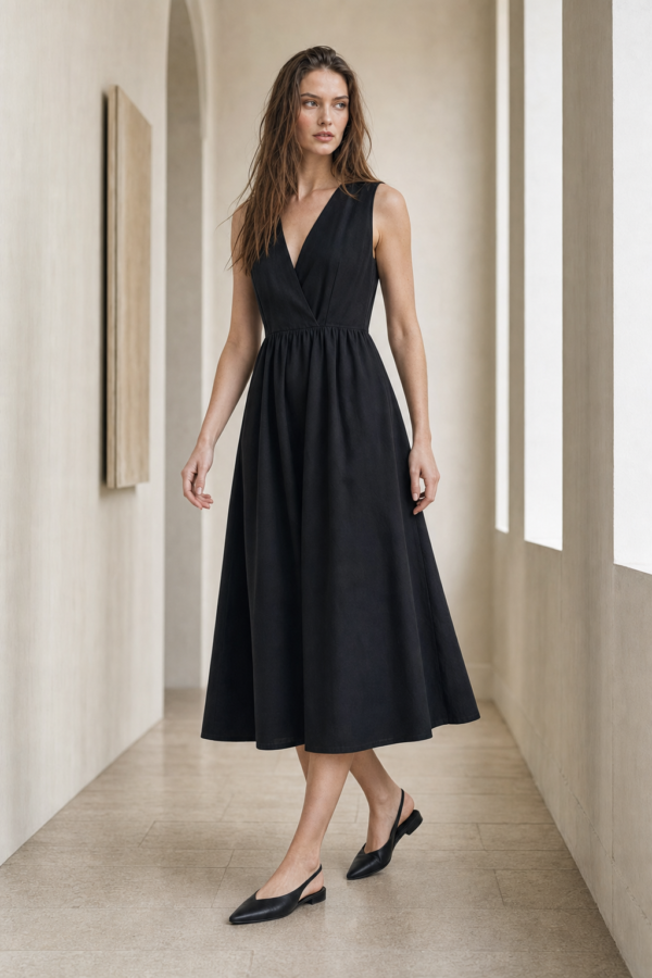 Chapter 41 midi dress alternate angle