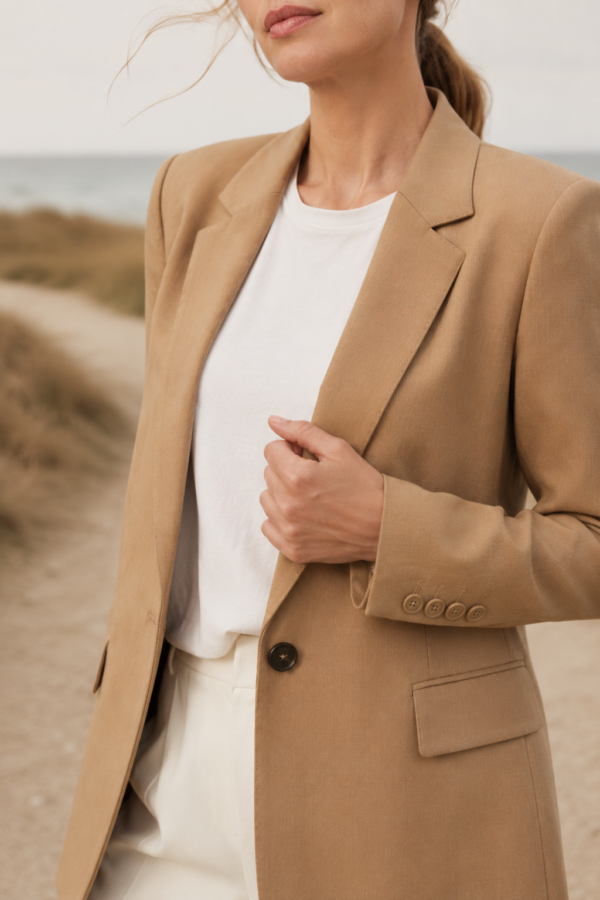 Harbour 42 light jacket fabric detail