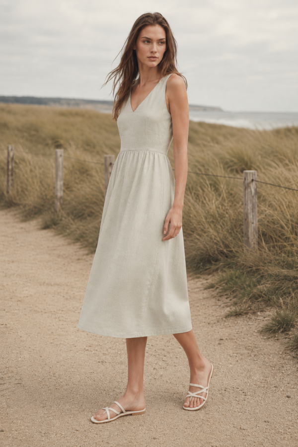 Fern 46 midi dress alternate angle