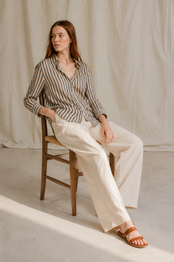 Stone 48 cotton shirt alternate angle