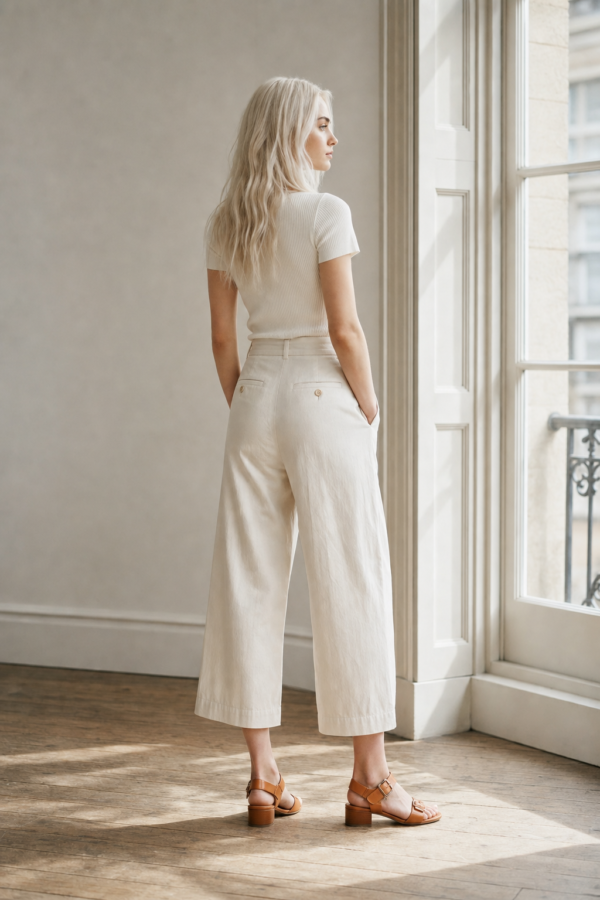 Chapter 49 crop trouser back or construction