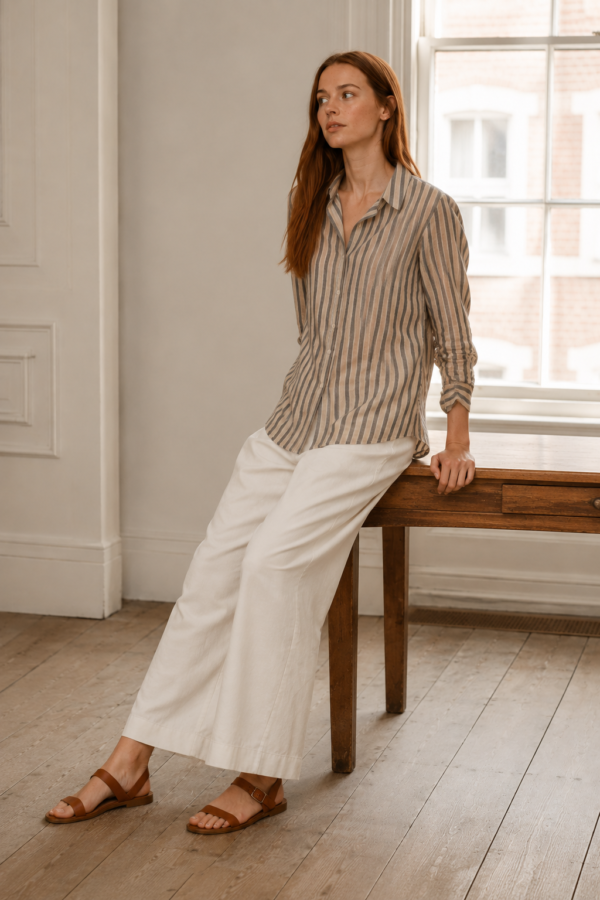 Meadow 53 cotton shirt alternate angle