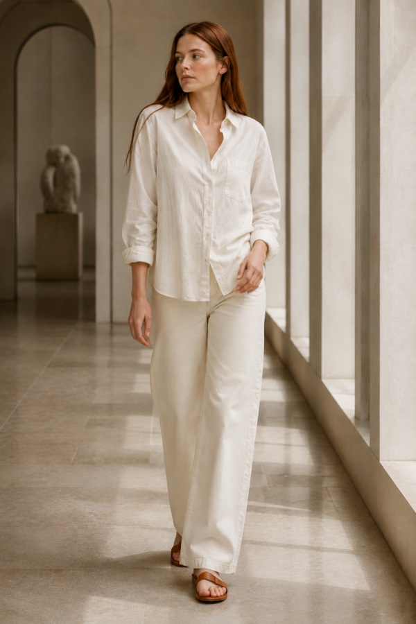 Stone 58 cotton shirt alternate angle