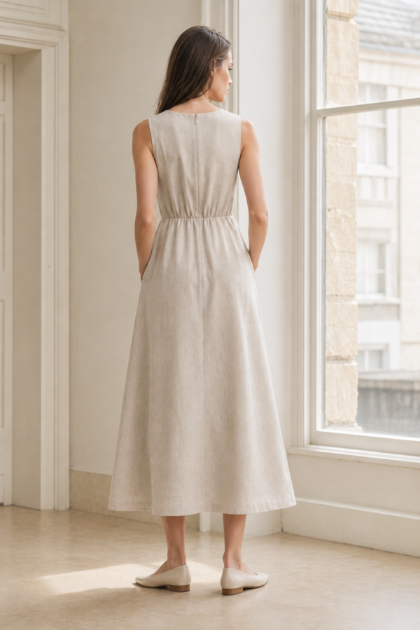 Chapter 61 midi dress back or construction