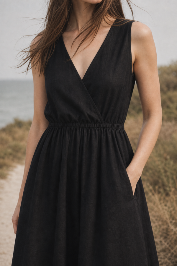 Chapter 71 midi dress fabric detail
