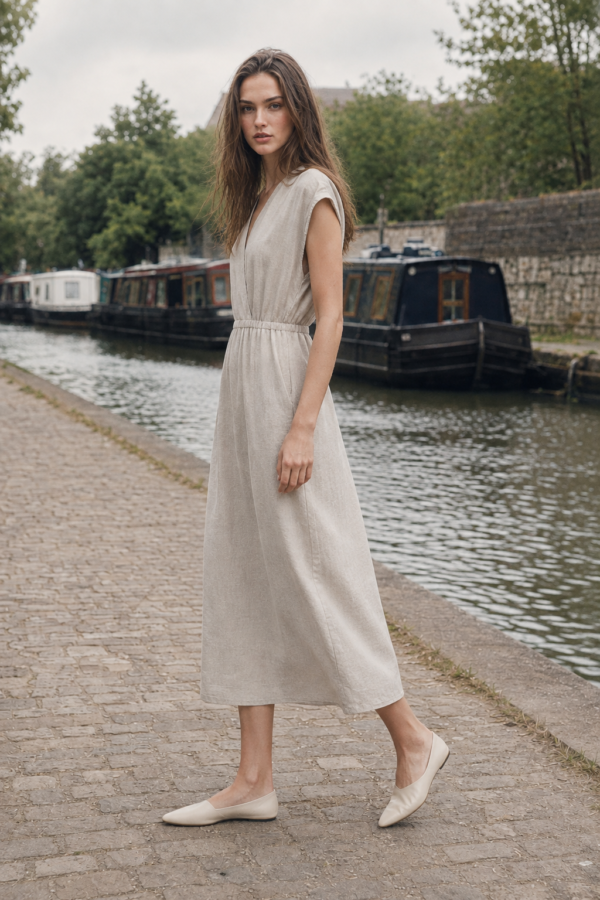 Fern 76 midi dress alternate angle