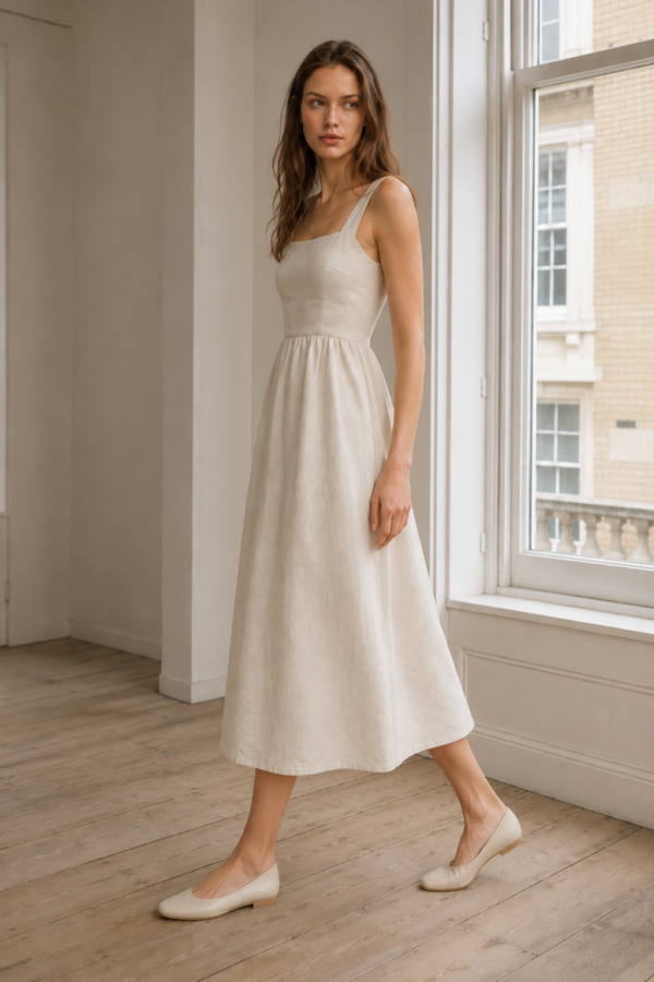 Fern 86 midi dress alternate angle