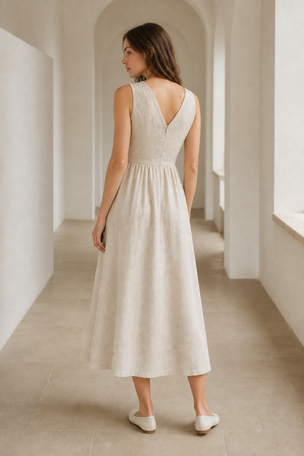 Chapter 91 midi dress back or construction
